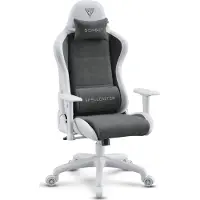 Sense7 Spellcaster FUKU PU armchair white and grey
