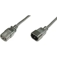 Digitus POWER CORD EXTENSION CABLE, C14 - C13 (AK-440201-018-S)