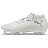 Puma Future 8 Ultimate Fg White Pack - Valkoinen/hopea - Nurmi (Fg), koko 35½