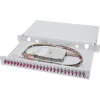 Digitus FO SPLICE BOX, 1U, EQUIPPED, 24X LC DX, OM4 (DN-96332-4)