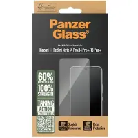 PanzerGlass Screen Protector Xiaomi Redmi Note 14 Pro | 14 Pro+ | 13 Pro+ | Ultra-Wide Fit