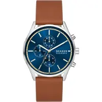 Skagen Holst Chronograph 3-hand Silver brown SKW6916