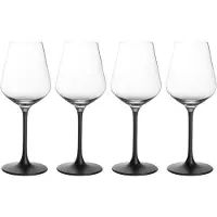 Villeroy & Boch - Manufacture Rock Punaviinilasi 4 kpl Kirkas/Musta