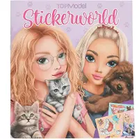 TOPModel Kitty and Doggy Stickerworld tarrakirja