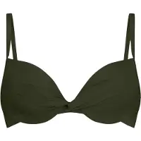 Hunkemoller Luna Padded Bikini Top - Green - C x 70