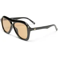 Le Specs Drizzle Black With Light Brown Mono Lens