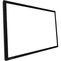 Multibrackets M Framed Projection Screen Deluxe - Heijastusnäyttö - 108 tuuma (274 cm) - 16:9 - Matte White - musta