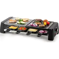 Domo Raclette - Grilli - -keittokivi - 8 henkilöä DO9190G