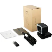 Aukey PC-LM6 Stream Series with Ring Light Full HD Webcam with 1/3"-CMOS Sensor black