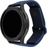 FIXED silicone strap smartwatch universal 22mm blue