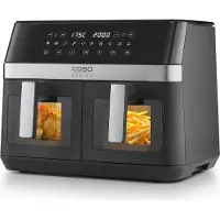 Caso Gruzdintuvė Air Fryer | DuoChef | Teho 2200 W | Tilavuus 14 L | Juodas