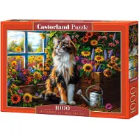 Sonstige Verlage Blooming Cat Meditation 1000p palapeli