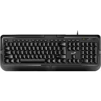 Genius Keyboard + mouse KB-118, US keyboard, classic, waterproof type wired (USB), black