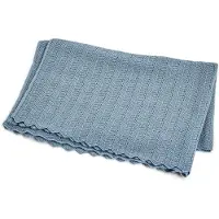 Smallstuff Vauvan peitto - Villa - 80x100 cm - Kalanruoto - Sini - - OneSize - Viltit