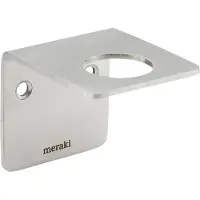 Meraki Bottle Hanger Brushed Silver Finish