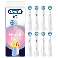 Oral-B iO Gentle Care -harjaspäät 8 kpl, valkoinen