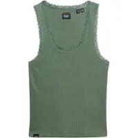 Superdry Vintage Lace Trim Hihaton T-paita