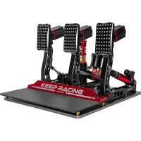 Simagic Carbon Fiber Heel Riser, musta