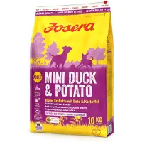 Josera Mini kuivaruoka pienten rotujen koirille ankan ja perunoiden kanssa, 10 kg