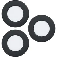 Eglo Uppospotti Eglo Fueva 5 LED 3-os Ø 86 mm Musta