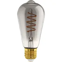 Eglo CONNECT-Z LED ST64 Spiral 4W 2000K E27 smoky