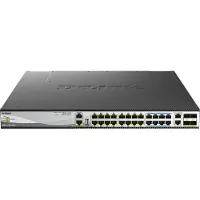 D-Link – 30-Port Layer 3 Stackable Multi-Gigabit Managed PoE Switch (DMS-3130-30PS/E)
