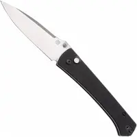 Artisan Cutlery Andromeda 1856P-BK, Stonewashed AR-RPM9, Black G10 pocket knife, Ray Laconico design