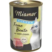Miamor 12x400g Feine Beute Kitten siipikarja kissan märkäruoka