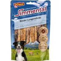 DeliBest 2x120g Simmental -naudankeuhkotikut koiran välipala