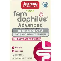 Jarrow Formulas Fem-Dophilus Advanced - Vaatii säilytystä kylmässä, 10 miljardia CFU - 30 kapselia