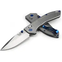 Benchmade Mini Narrows 743 CPM-20CV, Gray Titanium, pocket knife