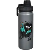Nordicbuddies - Muumi Termospullo Haisuli 0,55 L Harmaa
