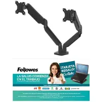 Fellowes Kaksinkertainen näyttöteline Platinum Series - Harmaa