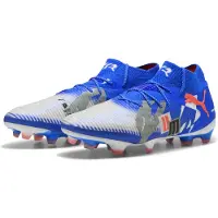 Puma Future 8 Ultimate Fg Forever - Valkoinen/sininen/harmaa/musta/hehkuva Punainen Limited Edition - Nurmi (Fg), koko 39