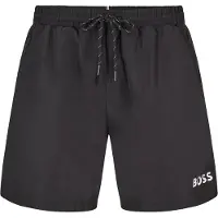Hugo Boss for man. 50514429 Starfish black swimsuit (M), Beachwear, Recycled Polister, Sustainable