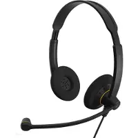 Epos I IMPACT SC 60 USB ML - Kuulokkeet - på øret - kabling - USB - sort med orange farvehighlights