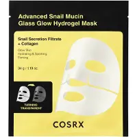 CosRx Advanced Snail Mucin Glass Glow Hydrogel Mask Kangasnaamio 1 kpl