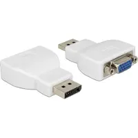 DeLOCK 65568, DisplayPort, VGA, Valkoinen