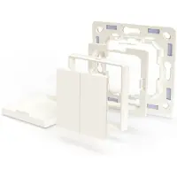 Shelly BLU Wall Switch 4, Painikkeet, Norsunluu, Muovi, Bluetooth Low Energy (BLE), 2400 - 2483.5 MHz, 10 m (Shelly_B_A_WS_4_LS)