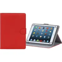 Rivacase 3017, Folio-kotelo, Mikä tahansa tuotemerkki, Apple iPad Air, Samsung Galaxy Tab3 10.1, Galaxy Note 10.1, Acer Iconia Tab 10.1, Asus Transfor (3017 RED)