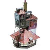 Metal Earth Fascinations Harry Potter Burrow v rillisess 3D-metallimallipakkauksessa