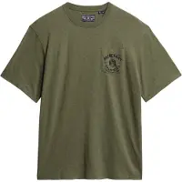 Superdry for man. M1012210A Merchant Store graphic T-shirt green (XXL), Casual, Cotton, Short sleeve