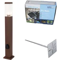 QAZQA Ulkovalaisin ruosteinen ruskea 80 cm pistokkeella IP44 - Malios