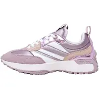 Pepe Jeans for woman. PLS60045 Lucky sign pink leather trainers (36), Beige, Flat, Suede, Laces, Casual