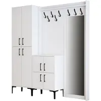 Skye Decor Käytäväjalusta Hanah Home Berlin ABC - valkoinen