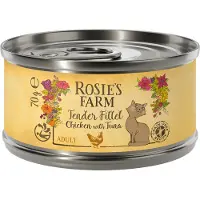 Rosie's Farm 12x70g Tender Filet kana & tonnikala kissan märkäruoka