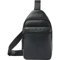 Castelijn & beerens Crossbody-laukku RFID-suoja Nahka 17 cm Musta