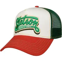 Stetson Lettering Trucker Cap Red/Offwhite/Green Lippalakit One Size