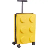 LEGO matkalaukku renkailla (keltainen)
