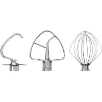 KitchenAid lisävarustesetti keskikokoisille keittiökoneille Stainless steel